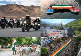 From homes to Himalayas, the Tiranga brings India together